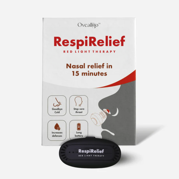 Fivfivgo™ RespiRelief Red Light Nasal Therapy Instrument